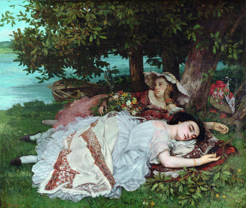 Young Ladies on the Banks of the Seine