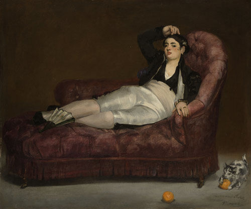 Young Woman Reclining in Spanish Costume