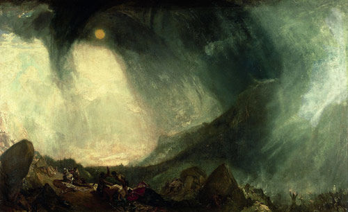 Snow Storm: Hannibal and his Army Crossing the Alps