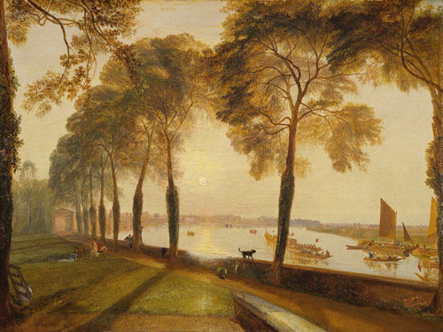 Mortlake Terrace, the Seat of William Moffatt, Esq.; Summer's Evening