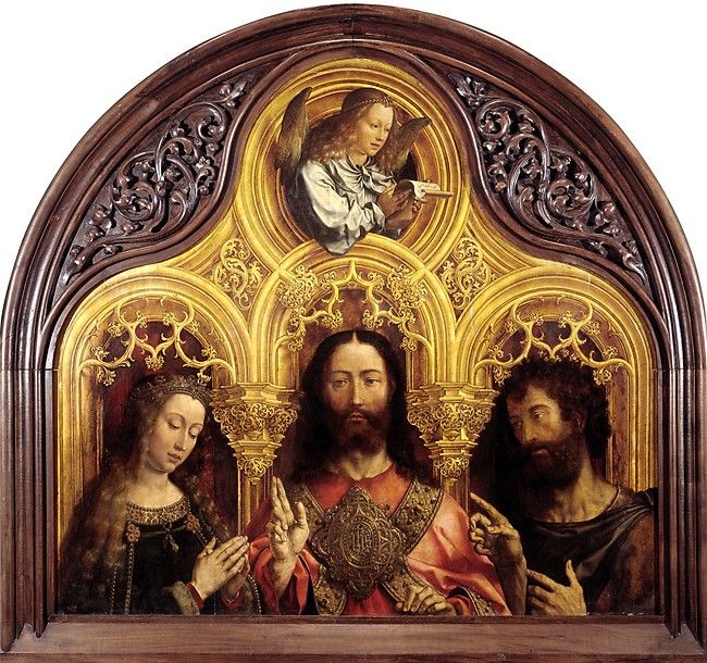The Deësis (Virgin Mary, Christ Blessing, and Saint John the Baptist