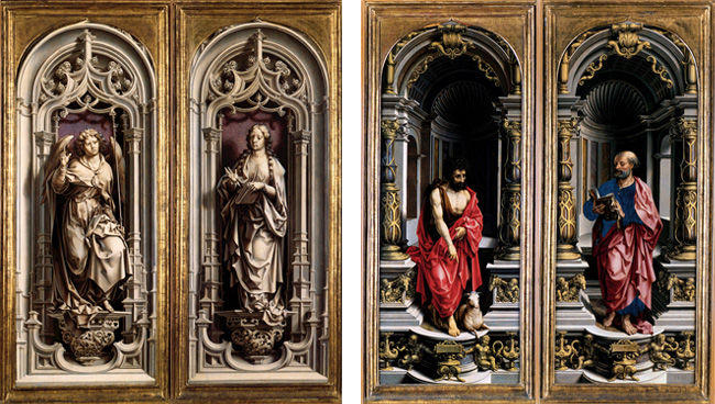 Two Wings from "The Salamanca Triptych,"