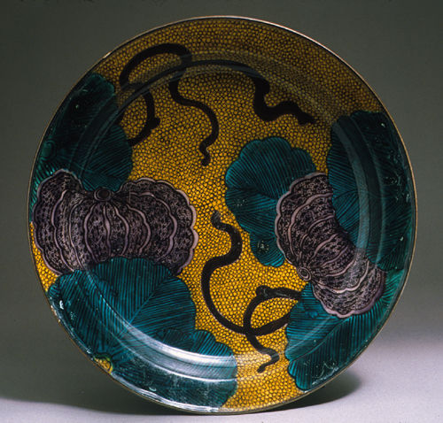 Plate with Pumpkins