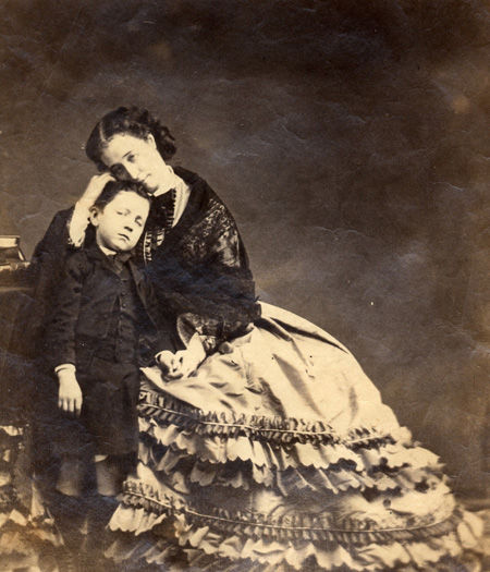 Empress EugÈnie and the Prince Imperial