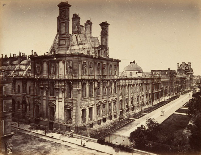 Tuileries Palace, Burned