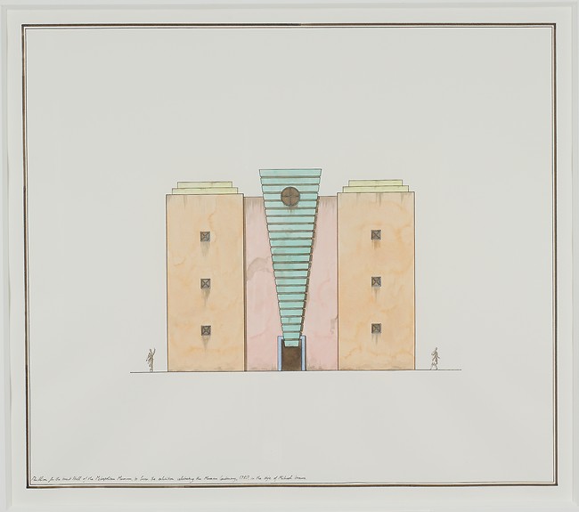 Pavilion for the Great Hall of the Metropolitan Museum, to House the Exhibition Celebrating the Museum Centenary, 1980, in the Style of Michael Graves