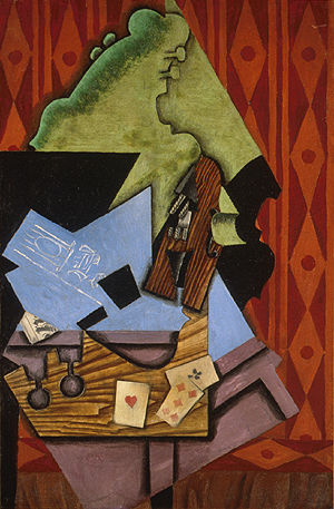 Violin and Playing Cards
