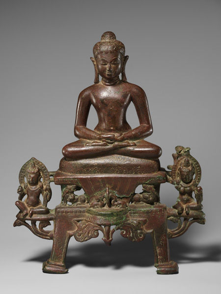 Enthroned Jina Neminatha in Meditation