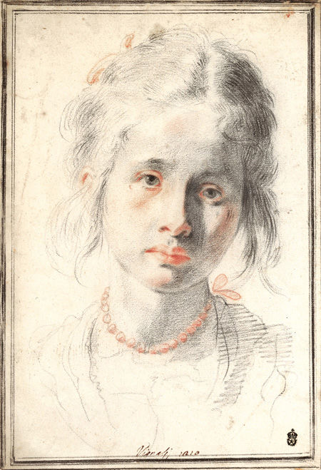Head of a Young Woman with a Coral Necklace