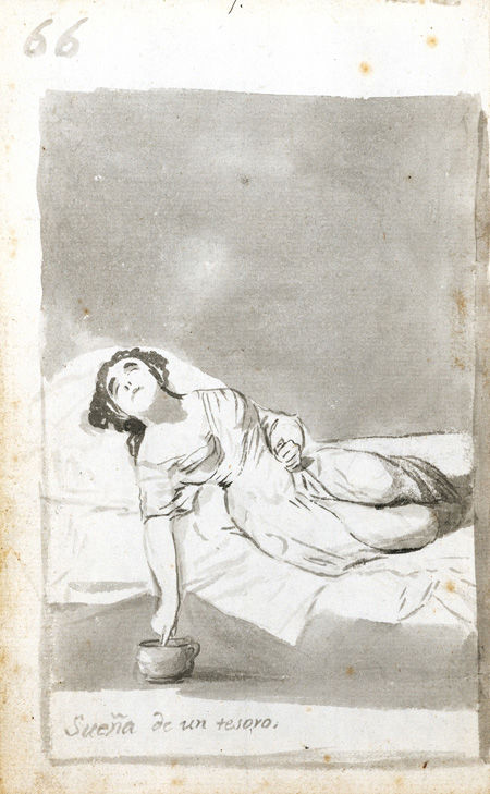<i>Sueña de un tesoro.</i>