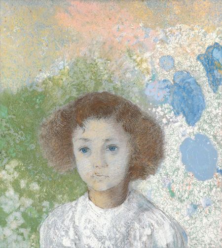 Portrait of Geneviève de Gonet at about the Age of Three