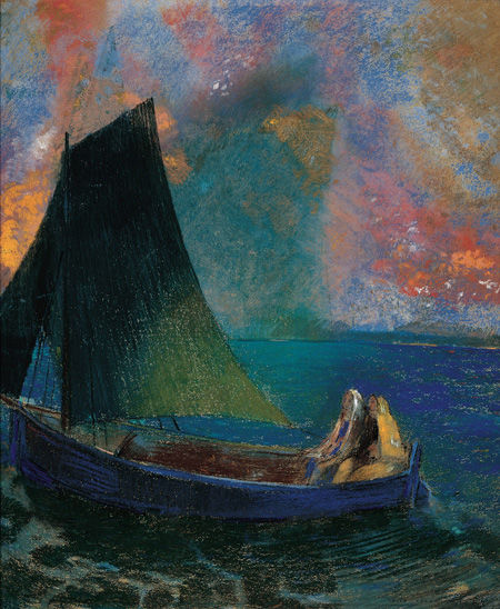 Sailing Boat with Two Passengers (<i>La Barque</i>)