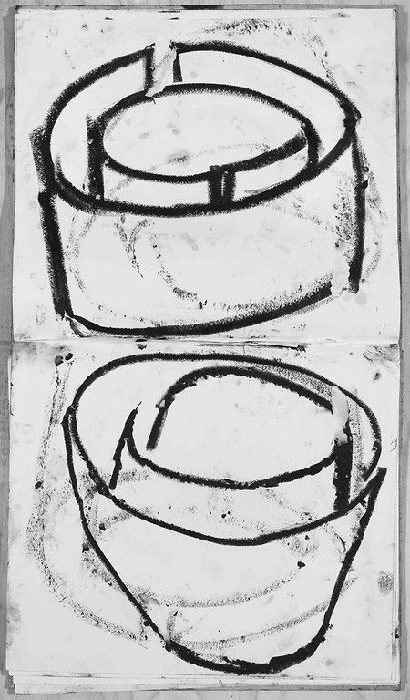 Notebook: Double Torqued Ellipses, Guggenheim Museum Bilbao, Spain