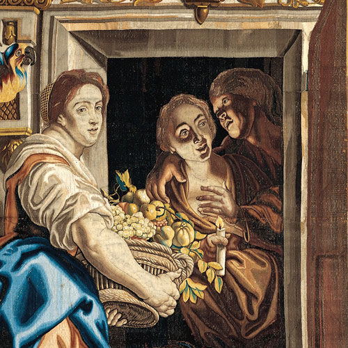Maidservant with a Basket of Fruit (detail)