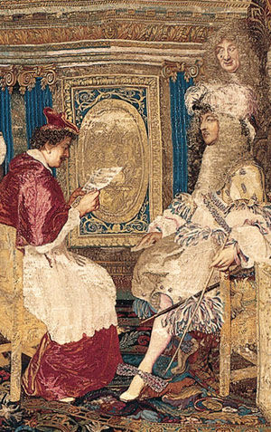 The Audience with Cardinal Chigi (detail)