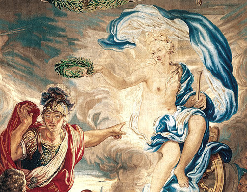 Caesar Crowned by Fame (detail)