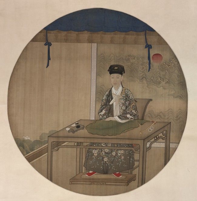 Portrait of the Qianlong Emperor in Ancient Costume