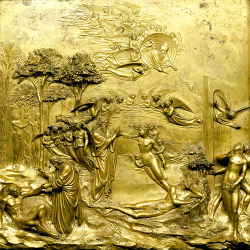 Adam and Eve relief