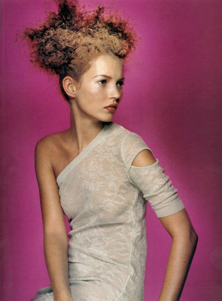Kate Moss in Helmut Lang