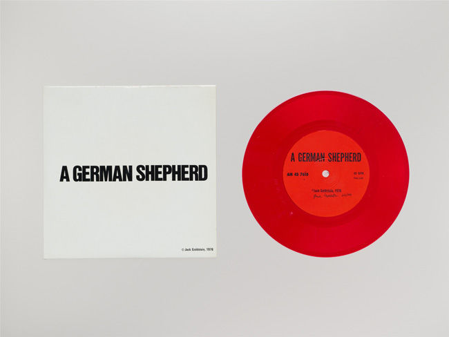 A German Shepherd, from A Suite of Nine 7-Inch Records with Sound Effects