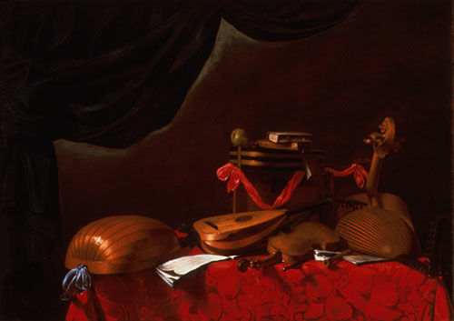 Still Life with Musical Instruments