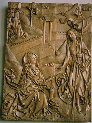 Bronze Relief Maria Magdalena 12,5 cm 