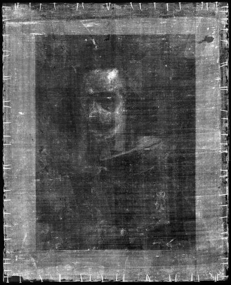 X-radiograph of the Painting