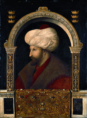 Portrait of Sultan Mehmet II