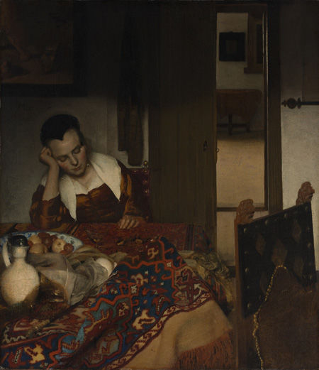 A Maid Asleep