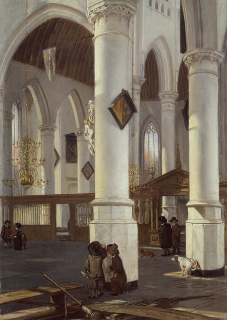 Interior of the Oude Kerk, Delft