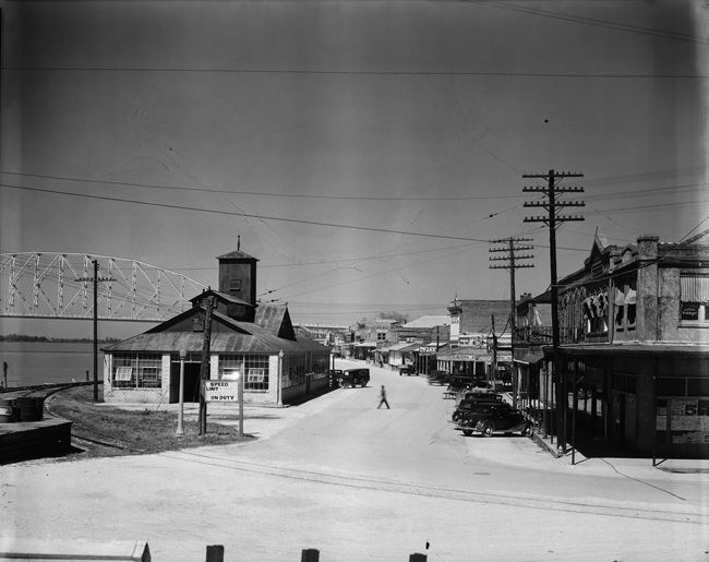 [Street Scene, Morgan City, Louisiana]