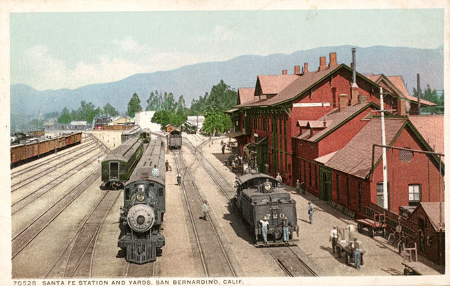 Santa Fe Station and Yards, San Bernardino, Calif.