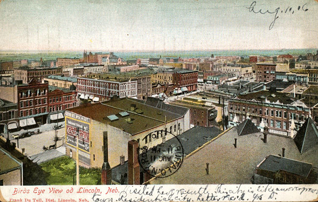 Birds Eye View of Lincoln, Neb.