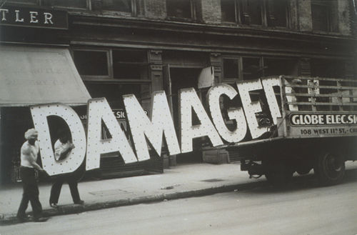 Truck and Sign
