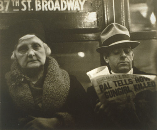 [Subway Passengers, New York]