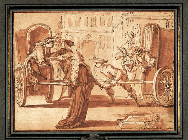 The Scene of the Two Carriages (<i>La Scène des deux carrosses</i>)