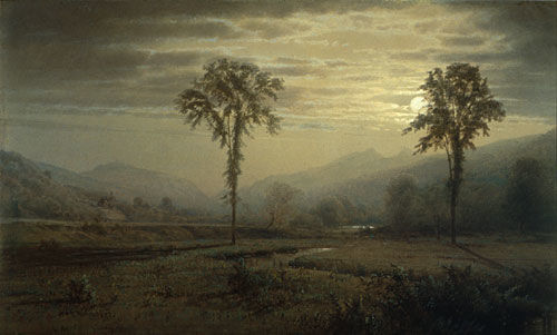 Moonlight on Mount Lafayette, New Hampshire