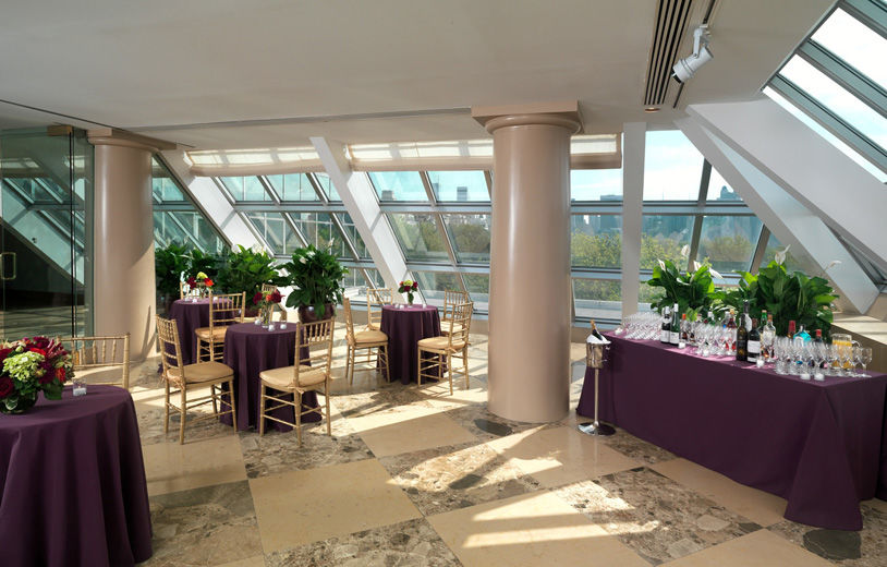 The Terrace Room Metropolitan Museum Of Art A Bright Sunlit Interior Terrace Set With Small Cafe Tables Dd In Dark Purple Table