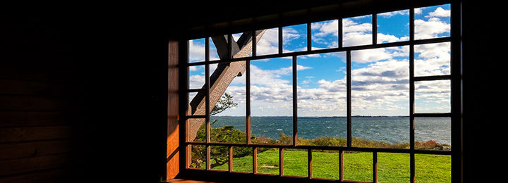 Coastal view from Winslow Homer's studio on Prouts Neck, Maine