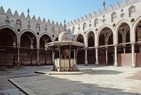 The Mamluk Al-Azhar Mosque of Altinbugha al-Maridani, Cairo, Egypt