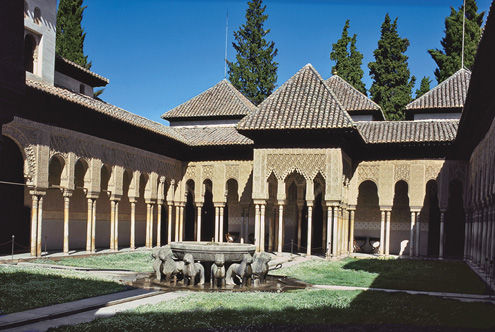 View of the Court of the Lions, Alhambra