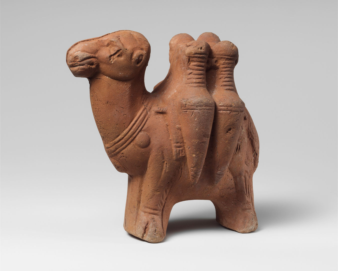 Figurine of a camel carrying transport amphorae