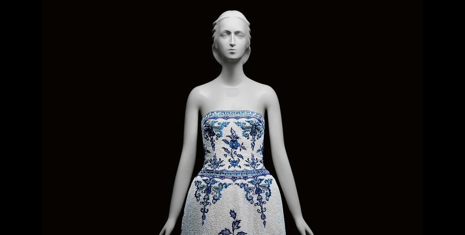 Spectacular Spring 2003 Chanel by Karl Lagerfeld Haute Couture Blue Be –  Shrimpton Couture