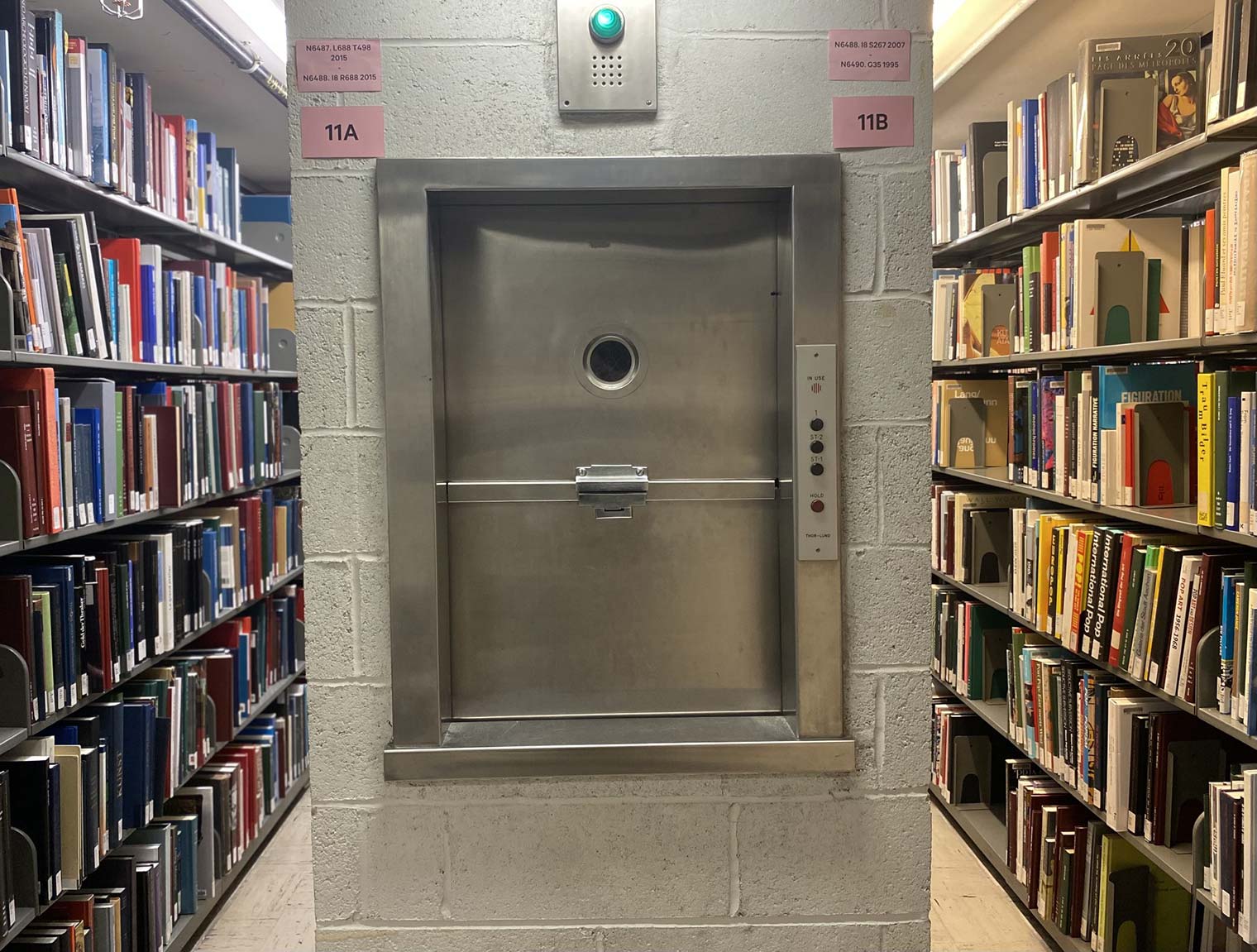 Library dumbwaiter