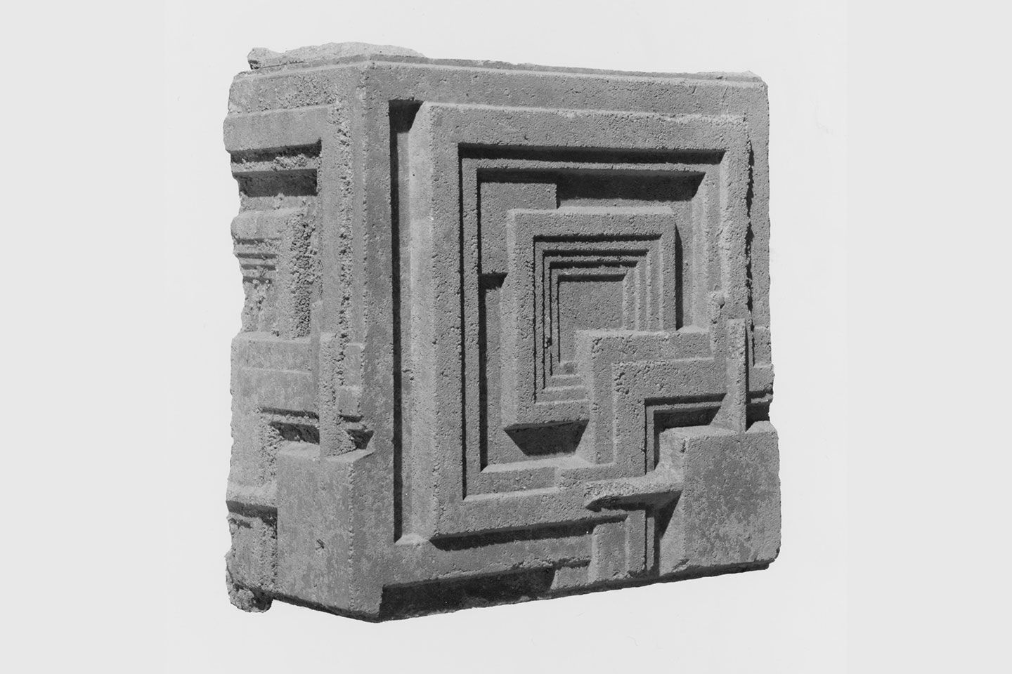 Geometric block from Frank Lloyd Wright's Ennis House