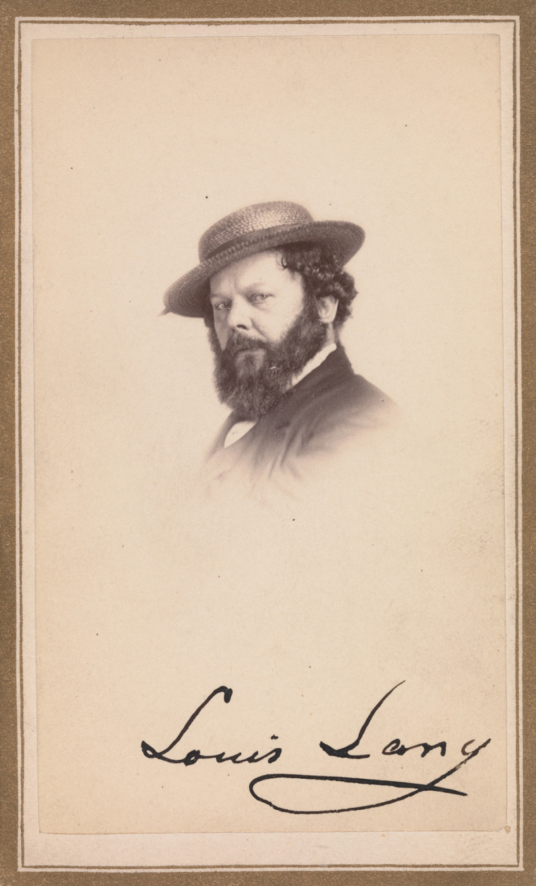 Black and white photograph of Louis Lang