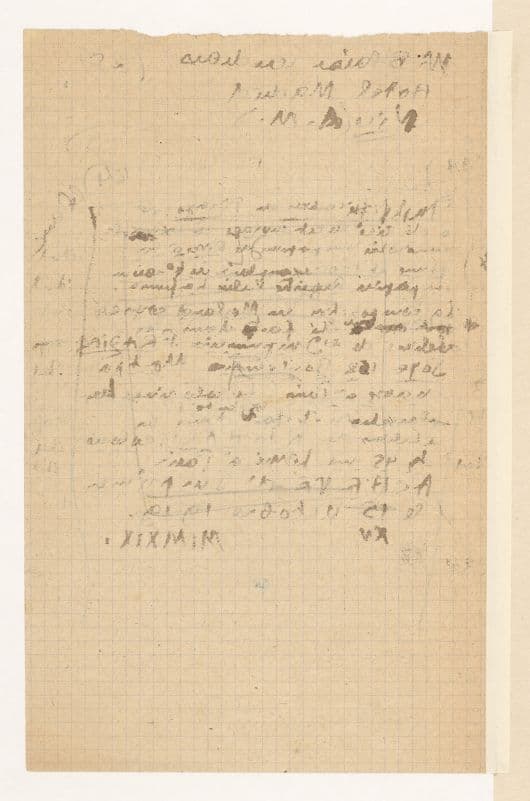 Thumbnail of 45: Cendrars’s Notes - Blank