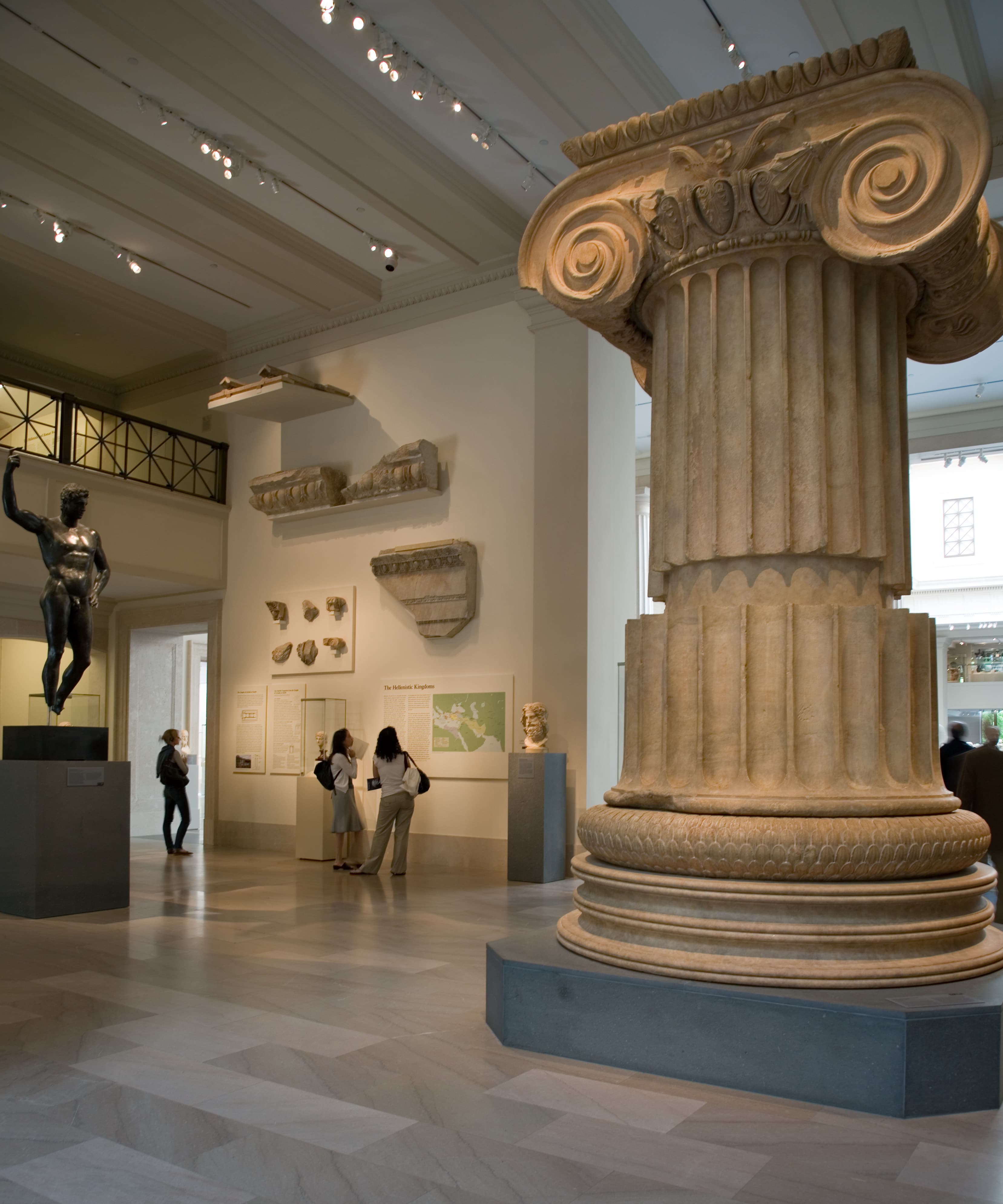 Marble column from the Temple of Artemis at Sardis