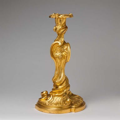 Ornate gold candlestick