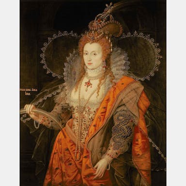 Painting of Queen Elizabeth I ("The Rainbow Portrait") by Marcus Gheeraerts the Younger